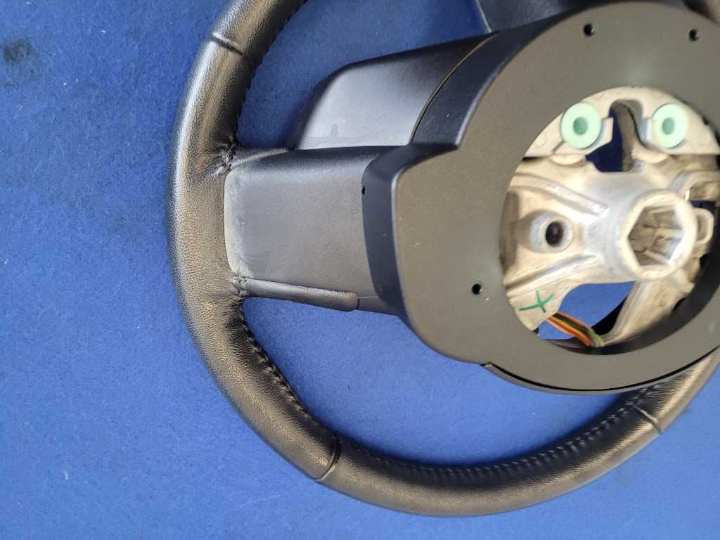 2015-2017 Ford Mustang EcoBoost S550 Steering Wheel Leather M/T Driver 2652 - The Parts Farm