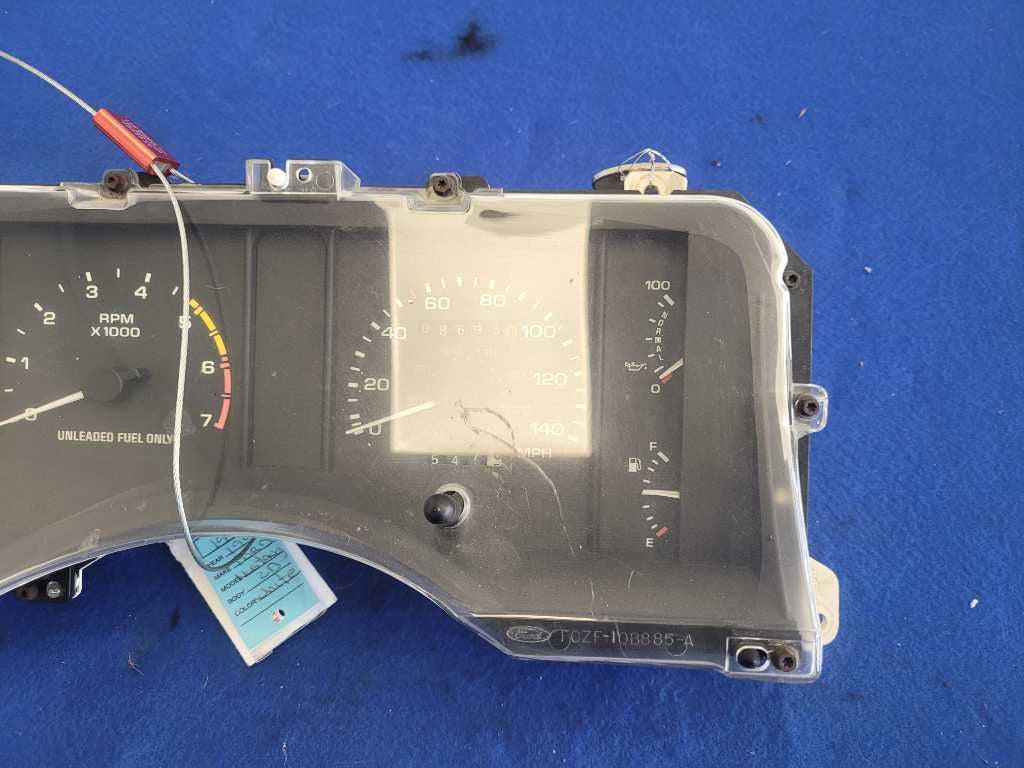 1990 Ford Mustang GT Mclaren Convertible Gauge Cluster 140mph Front Tach 2603 - The Parts Farm