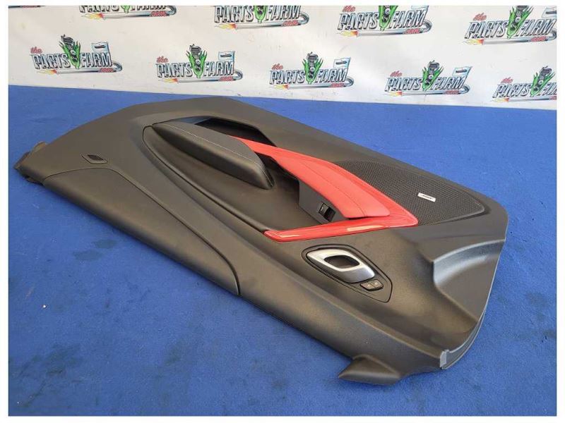 2019-2024 Chevrolet Camaro SS Coupe Pair Door Panels Card Red Black 2628 - The Parts Farm