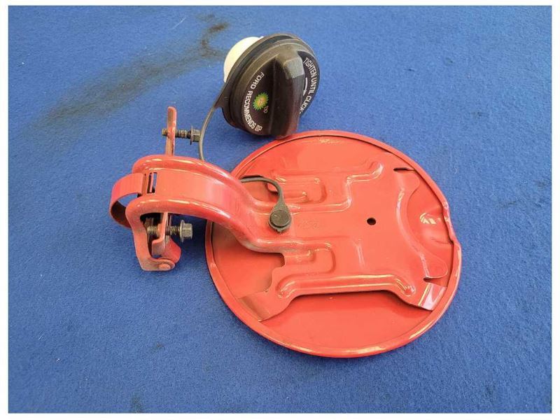2005-2009 Ford Mustang GT Fuel Door Gas Cap Driver Rear Paint D3 2600 - The Parts Farm