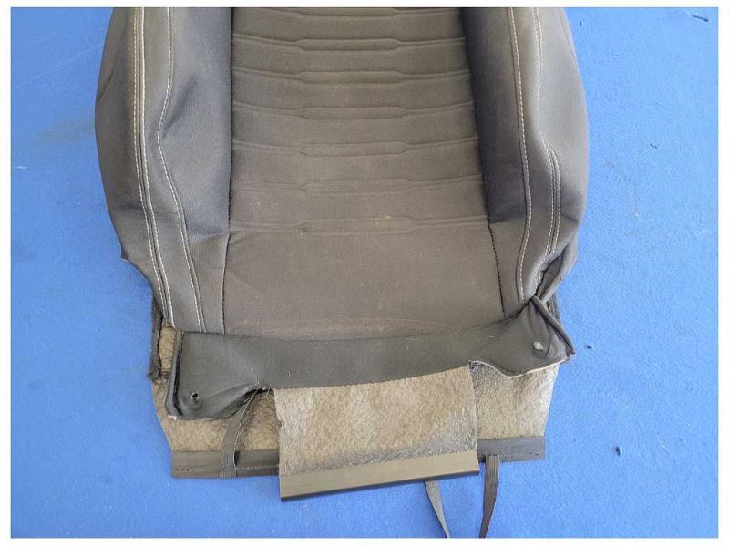 2015-2017 Ford Mustang GT Passenger RH Front Upper Seat Cloth Cover Fading 2619 - The Parts Farm
