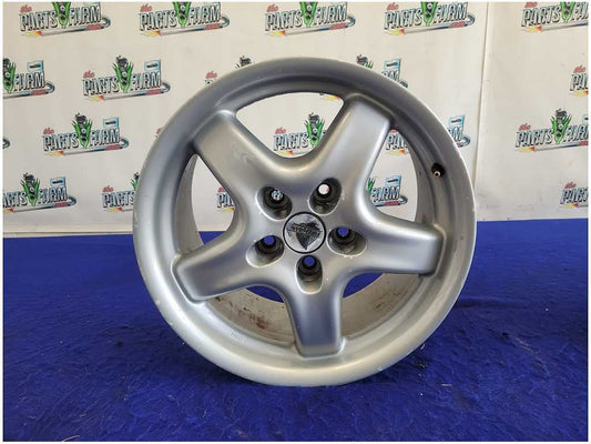 1995 Pontiac Firebird Firehawk Wheels 16x8 5 Spoke Painted Silver *Scuffs* 2676