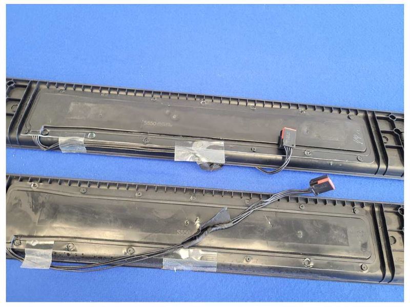 2015-2023 Ford Mustang GT S550 Pair Door Sill Plates Lighted Scuff 2610 - The Parts Farm