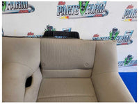 2011-2014 Ford Mustang GT Rear Coupe Seats Cloth Beige Back 2605 - The Parts Farm