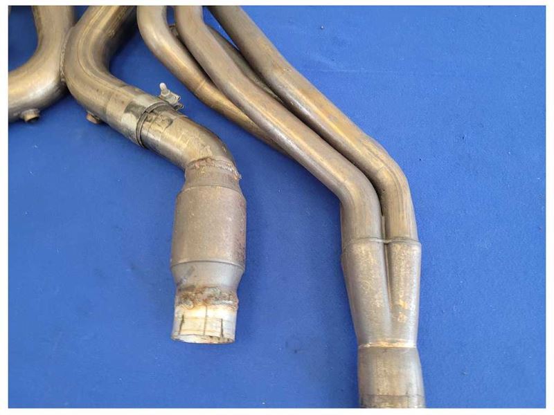2011-2014 Ford Mustang GT 5.0L American Racing Long Tube Headers Mid Pipe 2606 - The Parts Farm