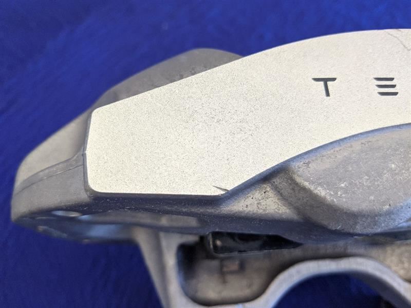 2017 2018 2019 2020 Tesla Model 3 OEM Passenger Right Brembo Caliper Rotor Lines - The Parts Farm
