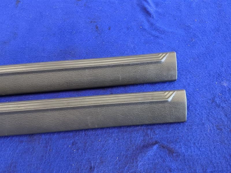2003-2004 Ford Mustang Cobra SVT DOHC 4.6L Pair Door Sill Scuff Plates Black - The Parts Farm