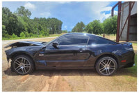 2013-2014 Ford Mustang GT Driver LH Rear View Mirror Spotter Glass Paint UA 2593 - The Parts Farm