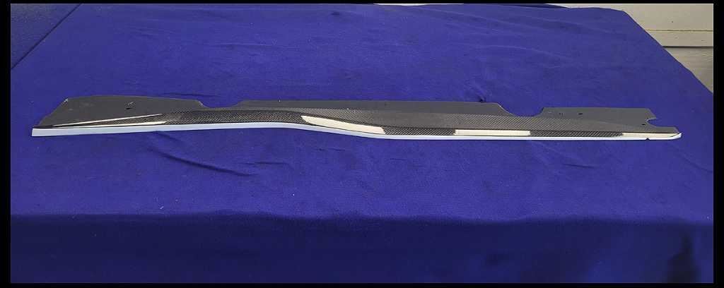 2015-2019 Chevy Corvette C7 Z06 Passenger Right Carbon Fiber Rocker Side Skirts - The Parts Farm
