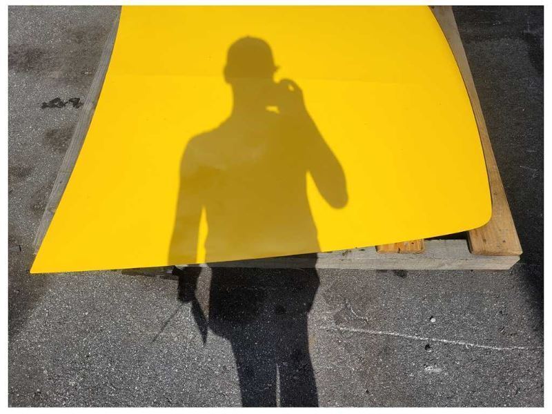 2003-2006 Chevrolet SSR Pickup Truck Rear Bed Cover Top Paint Yellow 2426 - The Parts Farm