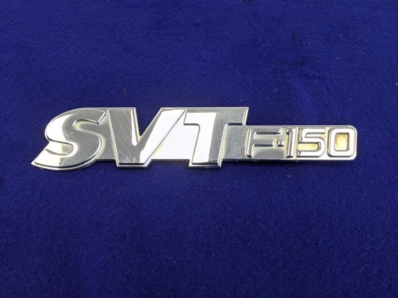 1999-2004 Ford Lightning F150 SVT Pickup Truck Emblem Rear Tail Gate Back Silver - The Parts Farm