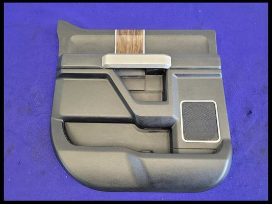 2015-2020 Ford F150 Pickup Truck Driver Left Rear Back Door Panel Black Trim - The Parts Farm