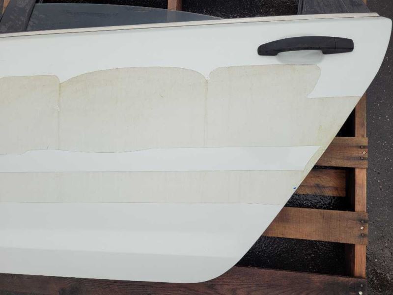2014-2017 Chevrolet Caprice 6.0L Sedan Driver Left Back Rear Door Shell White - The Parts Farm