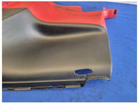 1994-1998 Ford Mustang GT Coupe Passenger Rear Quarter Plastic Trim Red Black - The Parts Farm