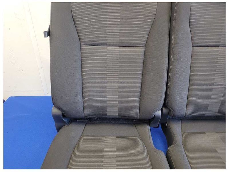 2015-2020 Ford F150 Pickup Truck Rear Cloth Black Split Seat Crew Cab 2369 - The Parts Farm