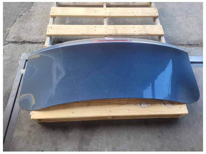2012 Fisker Karma Sedan Hybrid Rear Trunk Deck Lid Hatch Paint Gray 1595 - The Parts Farm