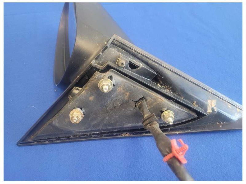 1999-2004 Ford Mustang GT Convertible Passenger Rear View Mirror Black 2570 - The Parts Farm