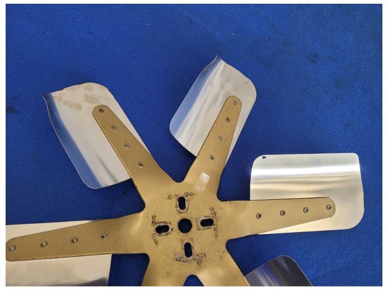 1987-1993 Ford Mustang GT LX 5.0L Front Aluminum Fan Blade Aftermarket 2516 - The Parts Farm
