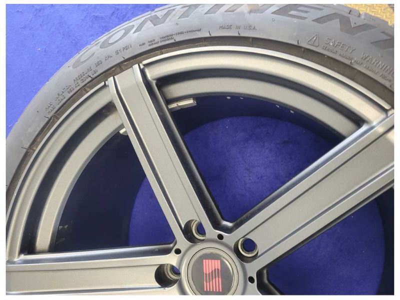 2015-2023 Ford Mustang GT S550 Saleen Rear Wheel 20x10.5 Black Scuffs 2411 - The Parts Farm