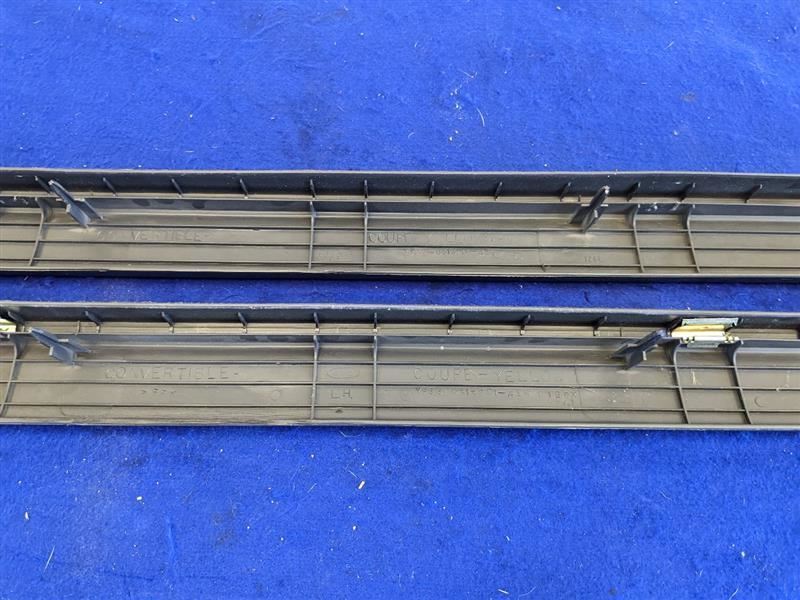 2003-2004 Ford Mustang Cobra SVT DOHC 4.6L Pair Door Sill Scuff Plates Black - The Parts Farm