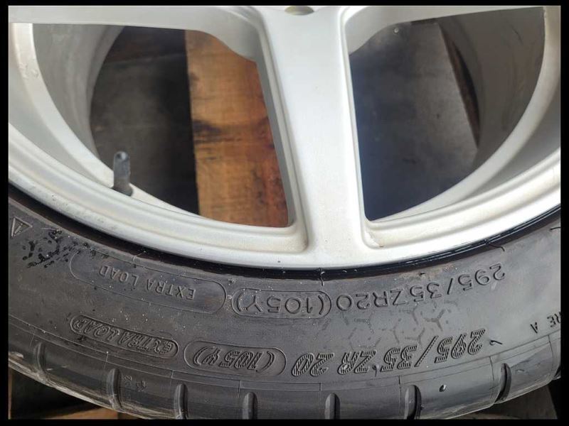 2015-2021 Ford Mustang GT S550 3 Wheels Velgen 20x9 20x10.5 Silver Spoke Rash - The Parts Farm