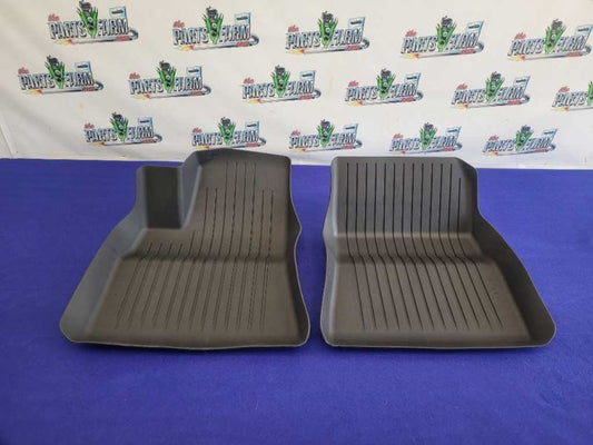 2017-2021 Tesla Model 3 Front Floor Mats Rubber Cover Black - The Parts Farm