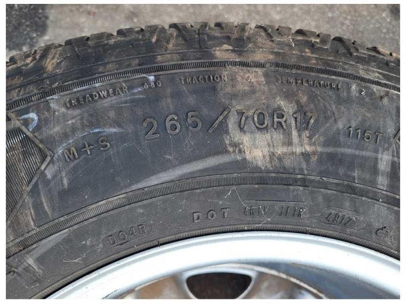 2015-2021 Ford F150 Pickup Truck Wheel 17x7.5 Painted Silver Tire 2251 - The Parts Farm
