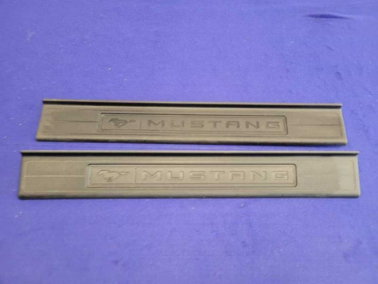 2015-2023 Ford Mustang GT S550 Pair Door Sill Plates Scuff Front 2287 - The Parts Farm