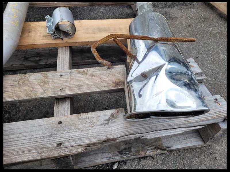 2015-2017 Ford Mustang GT S550 Cat Back Muffler Exhaust Bent Pipe Tip - The Parts Farm