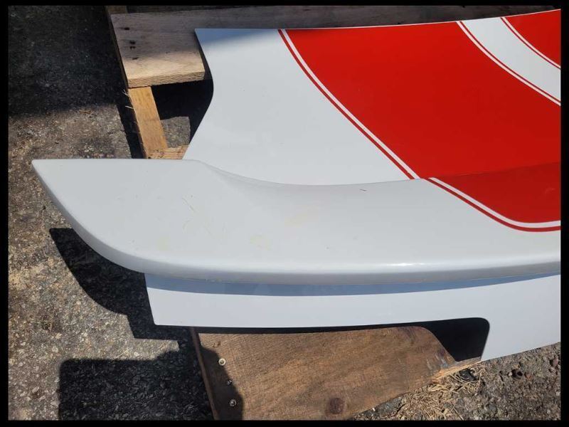 2014-2015 Chevrolet Camaro SS Coupe Rear Back Deck Lid Spoiler D80 Paint White - The Parts Farm