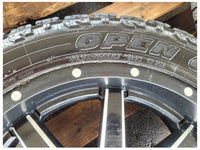 2015-2020 Ford F150 Pickup Truck Fuel Wheel 22x9.5 Black Paint Scuffs Toyo 2552 - The Parts Farm