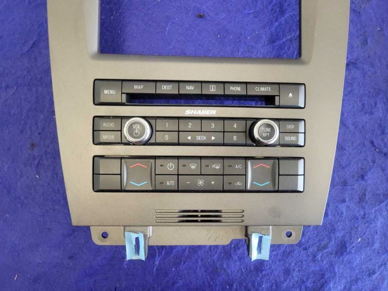 2013 Ford Mustang GT 5.0L Audio Receiver Radio Control Panel Info Screen 2417 - The Parts Farm