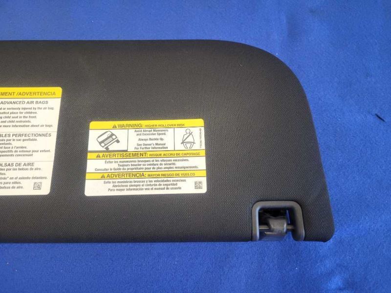 2015-2017 Ford F150 Pickup Truck Sun Visor Shade Driver Only Black 2481 - The Parts Farm