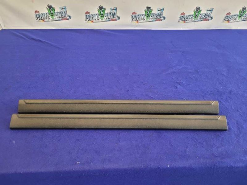 1994-1998 Ford Mustang GT 5.0 Convertible Pair Door Sill Scuff Plates Black 2406 - The Parts Farm