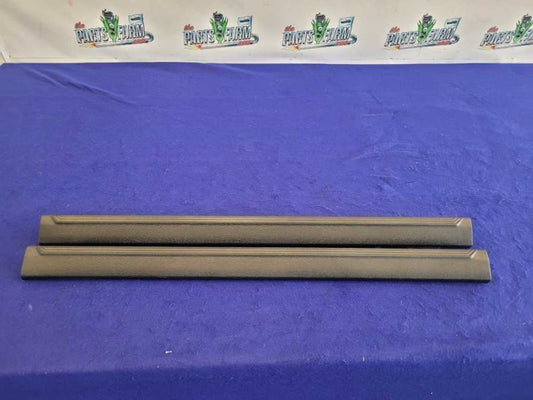 1994-1998 Ford Mustang GT 5.0 Convertible Pair Door Sill Scuff Plates Black 2406