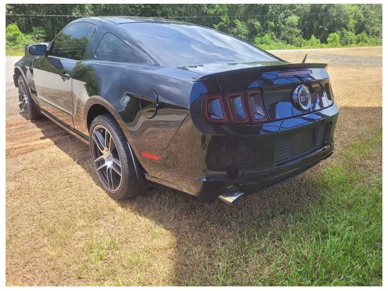 2013-2014 Ford Mustang GT Driver LH Rear View Mirror Spotter Glass Paint UA 2593 - The Parts Farm