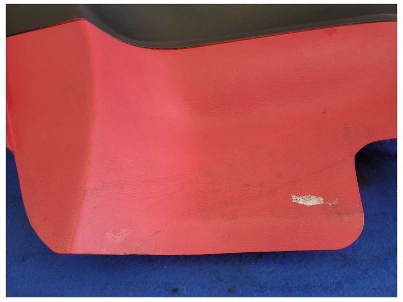 1994-1998 Ford Mustang GT Coupe Driver LH Rear Quarter Plastic Trim Red Black - The Parts Farm
