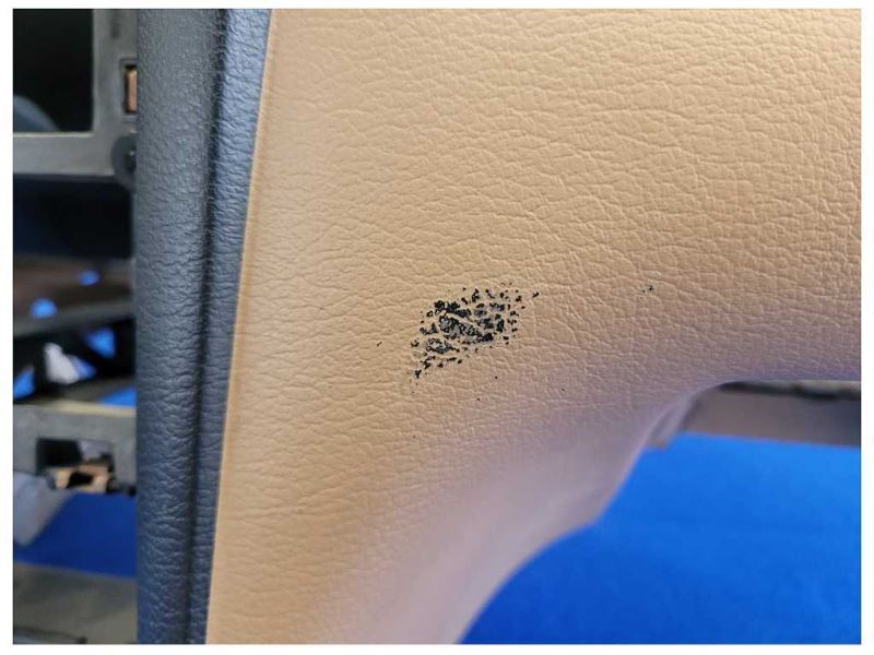 1996-1998 Ford Mustang Cobra GT Dashboard Front Two Tone Black Tan 2512 - The Parts Farm