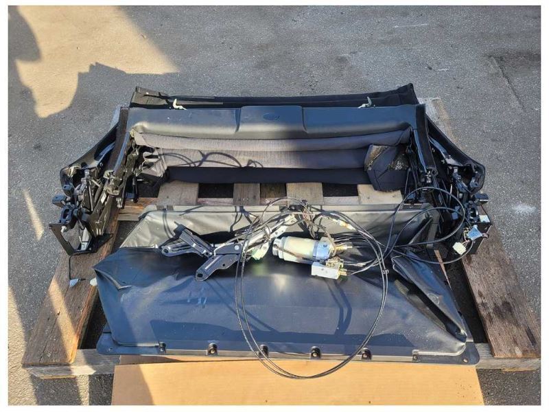 2001-2006 BMW M3 E46 Convertible Soft Top Cloth Roof Black 2448 - The Parts Farm
