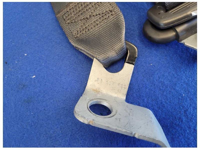 1999-2004 Ford Mustang GT Cobra Coupe Driver Left Rear Seat Belt Retractor 2573 - The Parts Farm