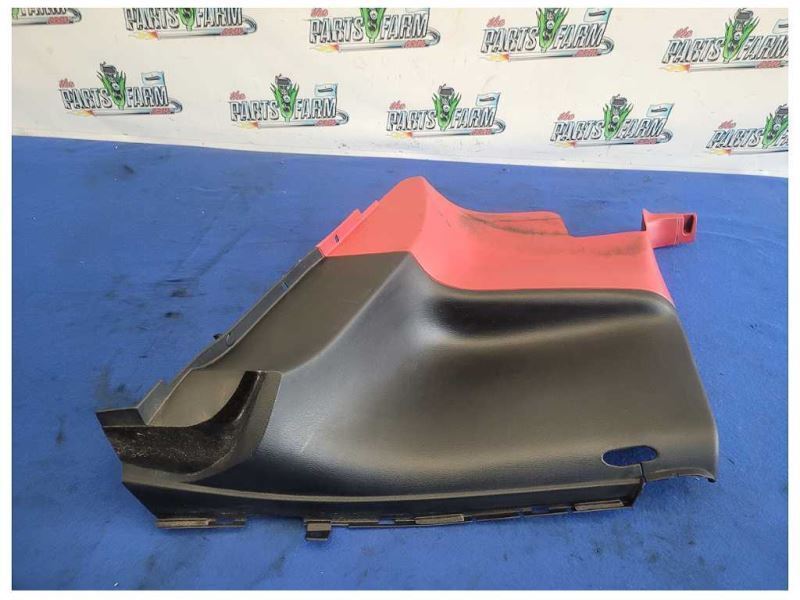1994-1998 Ford Mustang GT Coupe Passenger Rear Quarter Plastic Trim Red Black - The Parts Farm