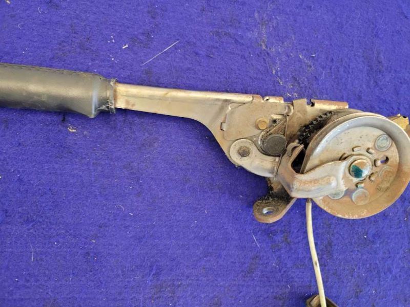 2003-2004 Ford Mustang Cobra SVT DOHC 4.6L E Emergency Brake Leather Handle Pull - The Parts Farm