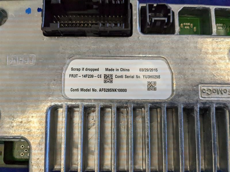 2015 Ford Mustang GT S550 Info-GPS-TV 8in Screen Sync Receiver 2199 - The Parts Farm