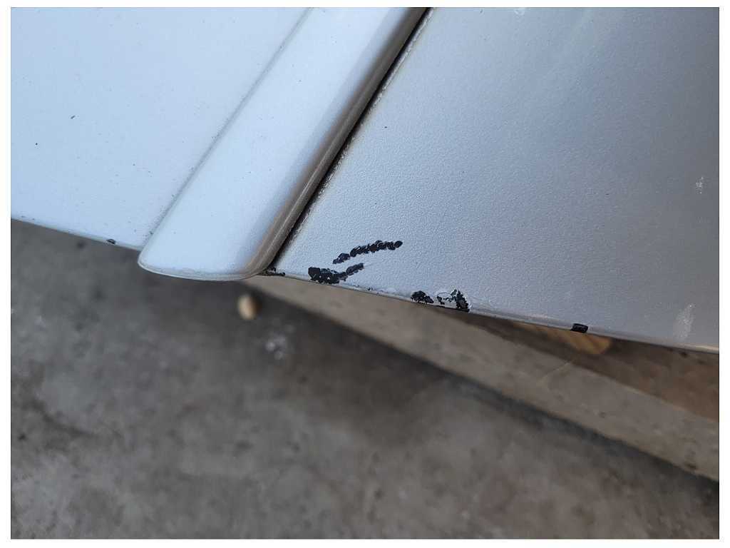 2003 BMW M3 Coupe Passenger Front Door Shell Paint Silver 1899 - The Parts Farm