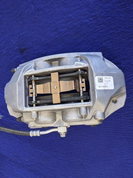 2017 2018 2019 2020 Tesla Model 3 OEM Passenger Right Brembo Caliper Rotor Lines - The Parts Farm