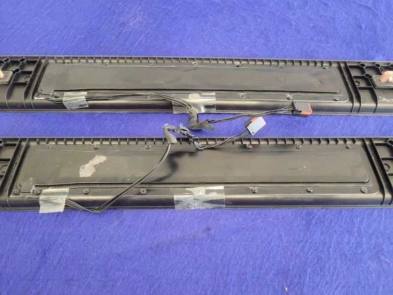 2015-2023 Ford Mustang GT S550 Pair Door Sill Plates Scuff Lighted Panel 2321 - The Parts Farm