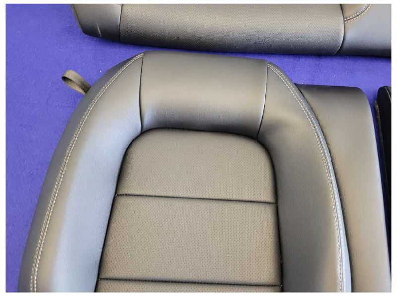 2015-2017 Ford Mustang GT S550 Rear Coupe Leather Seats Upper Lower 2346 - The Parts Farm