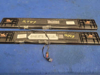 2015-2023 Ford Mustang GT S550 Pair Door Sill Plates Lighted Scuff 2489 - The Parts Farm