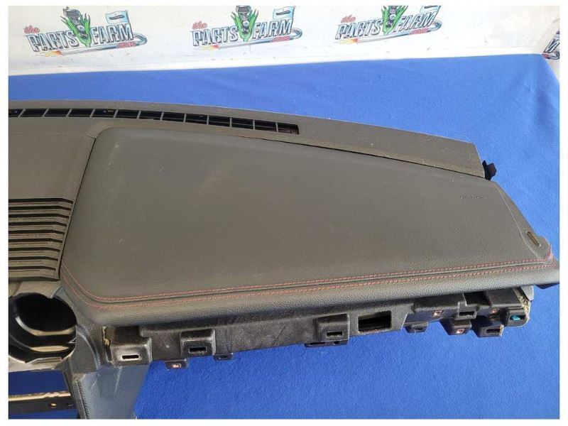 2015-2017 Ford Mustang GT S550 Front Dashboard Shell Cover Red Stitching 2544 - The Parts Farm