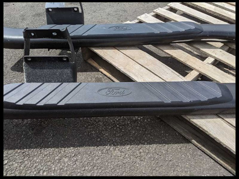 2015-2021 Ford F150 Super Crew Running Boards Fixed OEM Factory - The Parts Farm